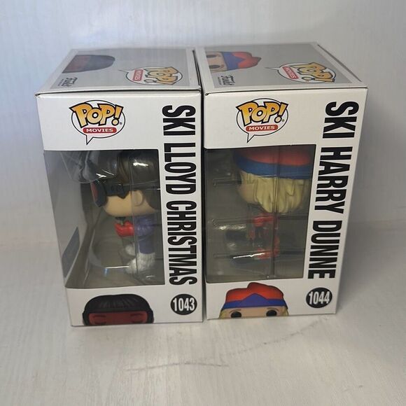 Funko POP! Movies Dumb And Dumber Ski Harry Dunne & Ski Lloyd Christmas Set - Picture 4 of 7